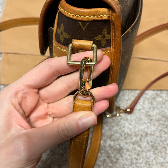 Louis Vuitton Monogram Updated & Enhanced Sologne Diane Bag Crossbody Shoulder - Picture 10 of 13